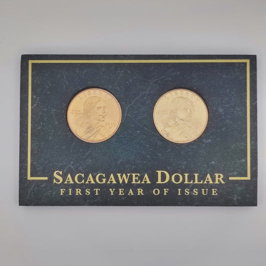 2000D&P USA Sacagawea Dollar First Year of Issue Capsule Set