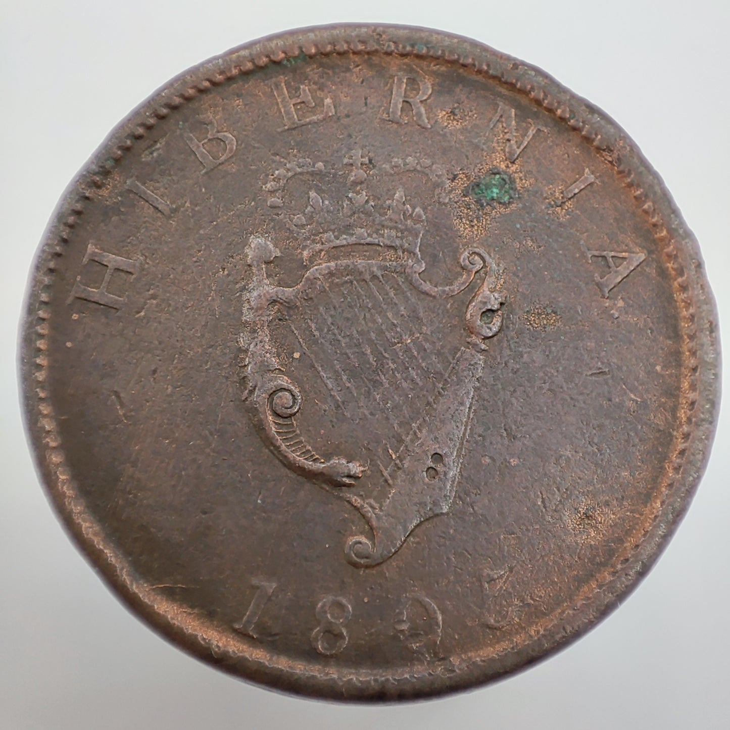 Hibernia (Ireland) 1805 Halfpenny