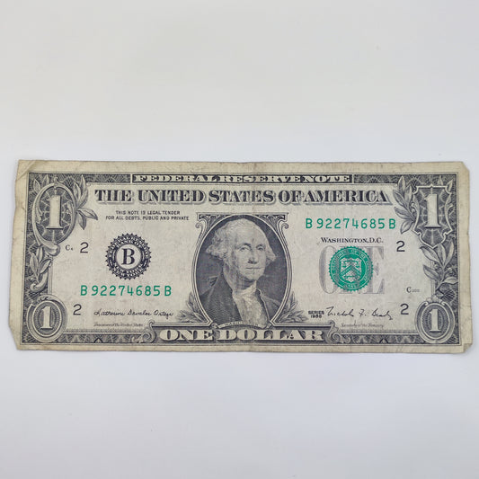 1988 USA 1 Dollar (Federal Reserve Note) KDO/NFB, Philadelphia