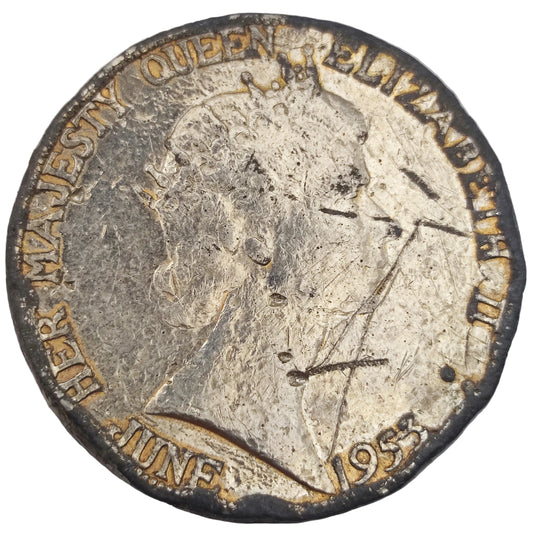 1953 UK Coronation of Elizabeth II Celebration Medallion