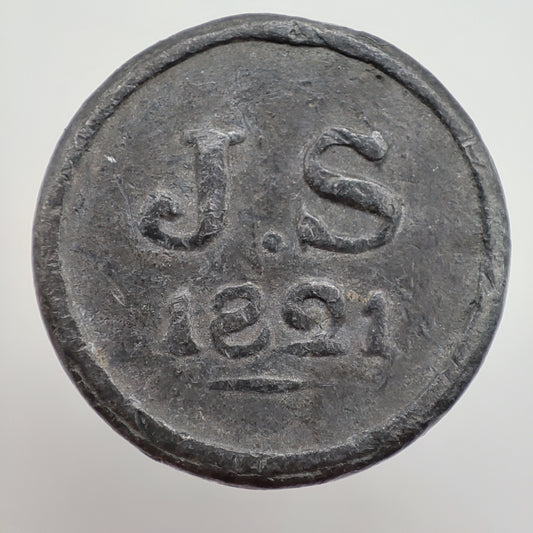 1821 Scottish Communion Token - UAC Church Inverness