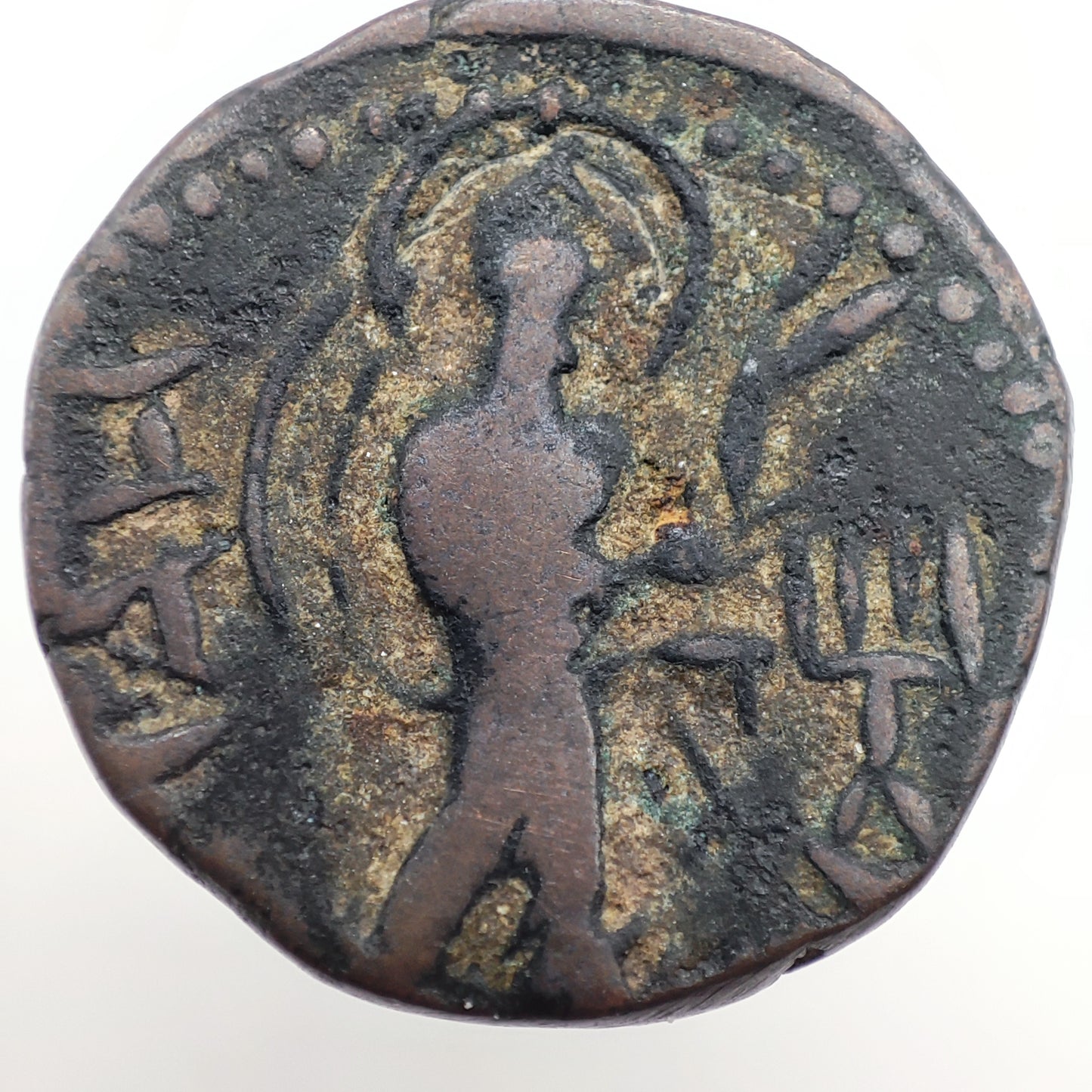 127-151CE Kushan Empire, Kanishka I Drachm, Nana