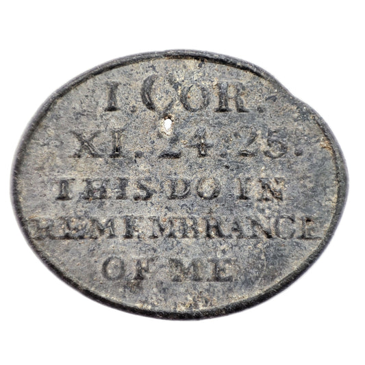 1827 Scottish Communion Token - Church of Kinnell
