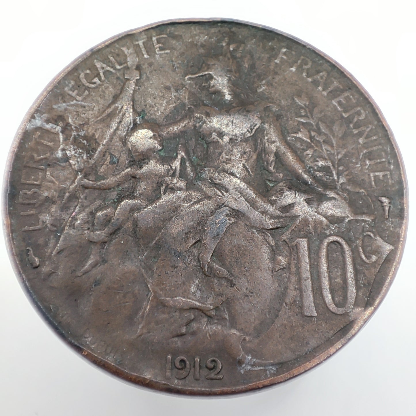 1912 France Third Republic 10 Centimes
