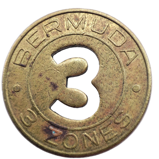 Bermuda 3 Zone Bus Token