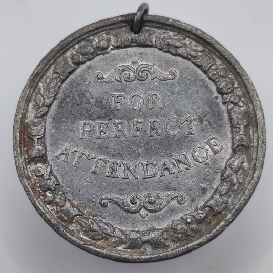 Large Victorian Medal - Reward for Superior Merit, for Perfect Attendance