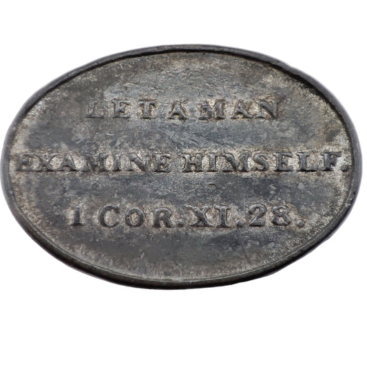 1843 Scottish Communion Token - Free Church of Scotland (Table 1)