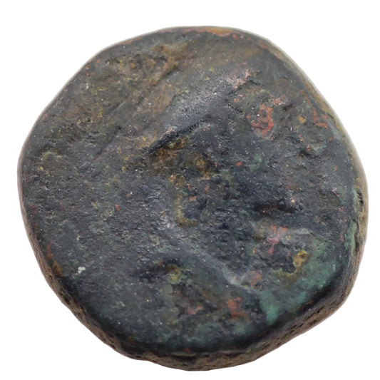 2nd-1st c. BCE Ancient Greece, Aeolis, Aigai Æ13 - Hermes & Goat