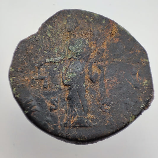 178AD Rome, Marcus Aurelius Sestertius, Aequitas Reverse