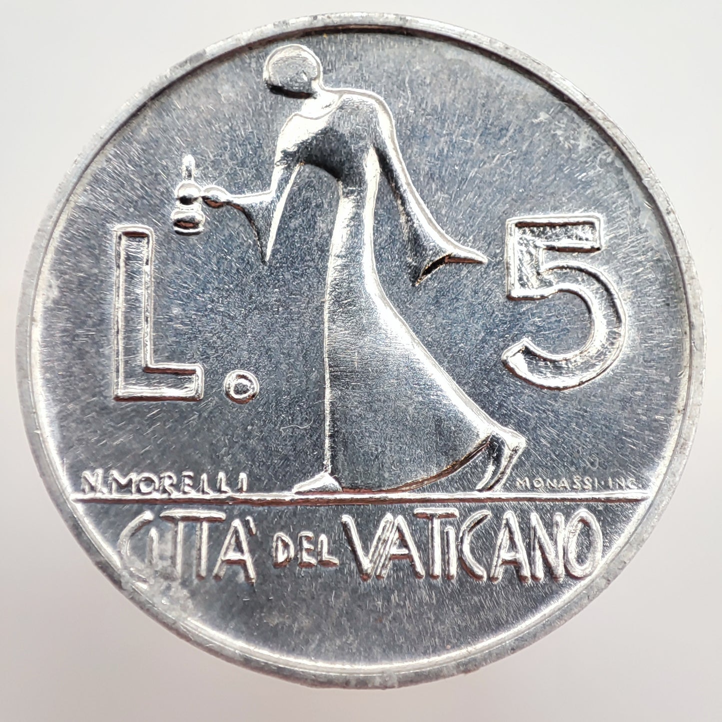 1978 Vatican 5 Lire - Paul VI (UNC)
