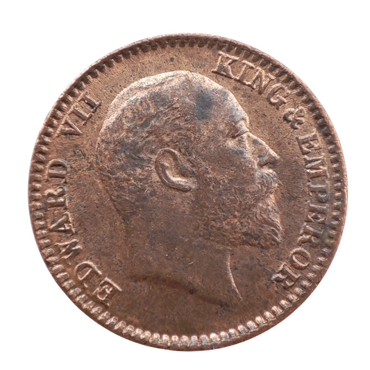 1905 British India 1/12 Anna, Edward VII, Calcutta Mint