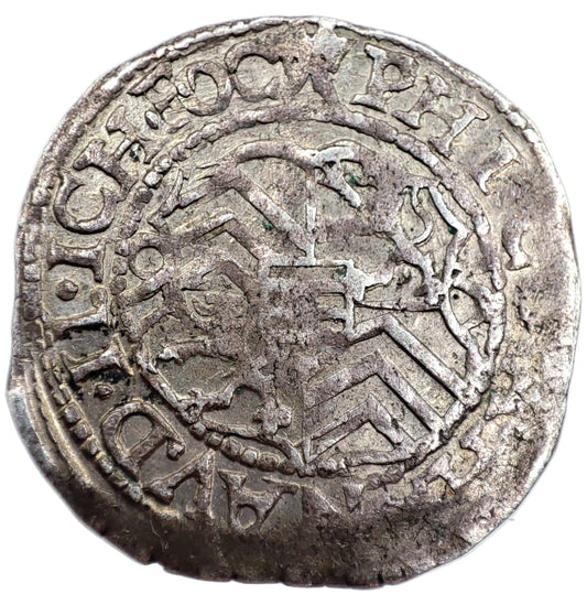 1595CE German States 3 Kreuzers - Philip V, Hanau-Lichtenberg