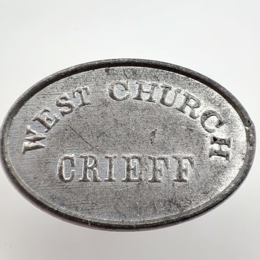 1856 Scottish Communion Token - West Church Crieff