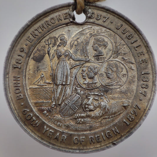1897 Queen Victoria Diamond Jubilee Medal, 60th Year of Reign
