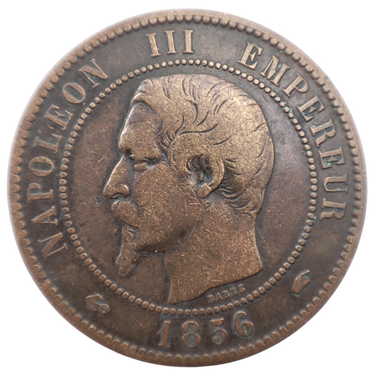 1856 France 10 Centimes - Napoleon III