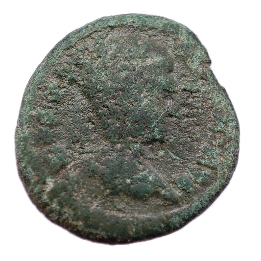 218CE Rome, Diadumenian AE3, Cista Mystica/Cult of Bacchus, Nikopolis Mint