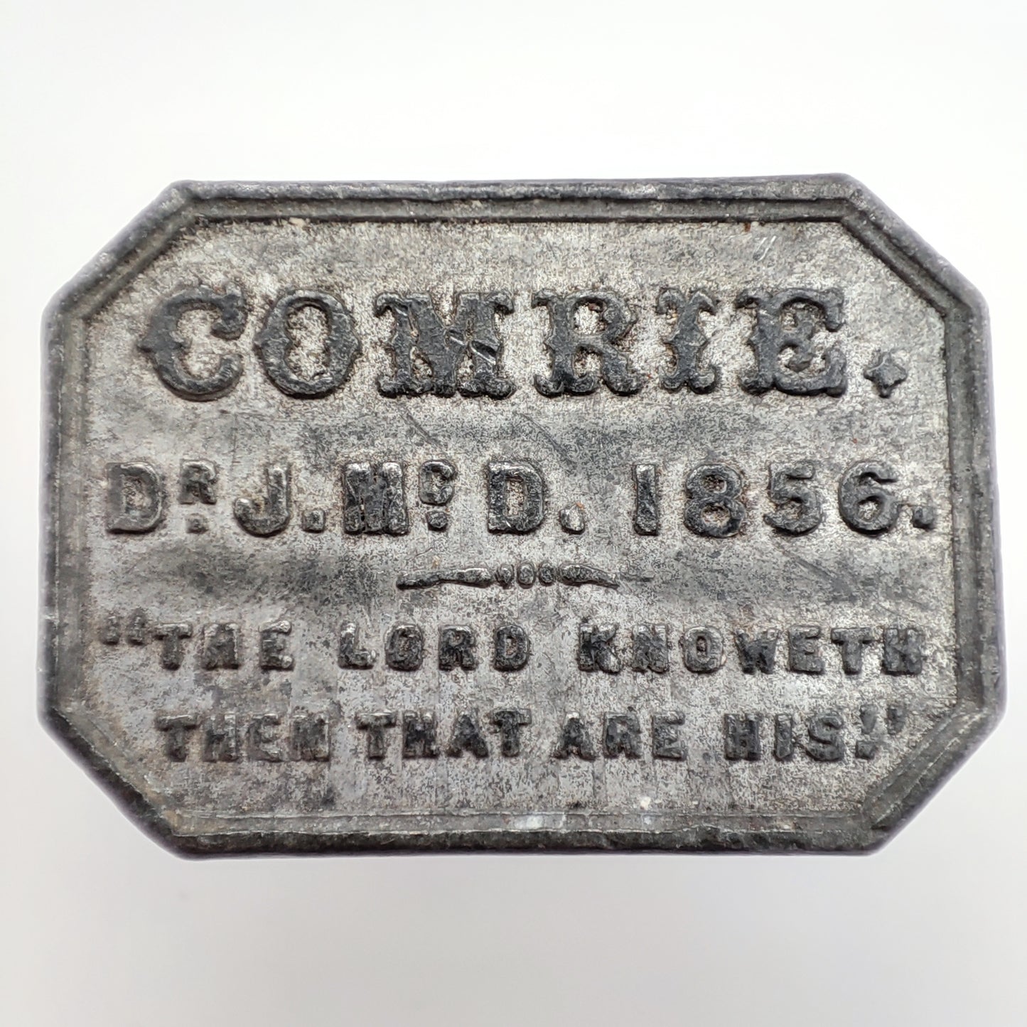 1856 Scottish Communion Token - Comrie