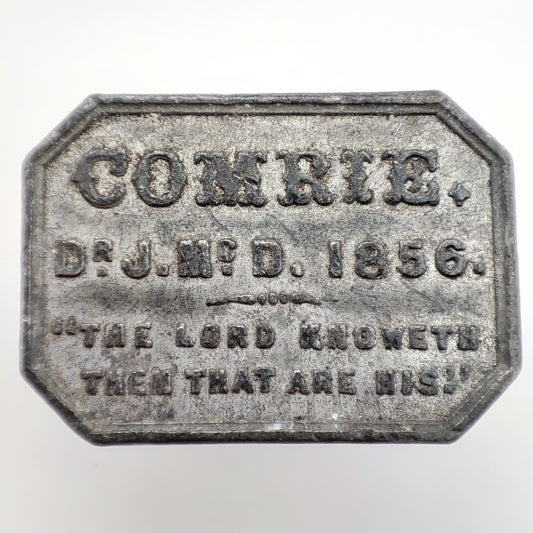 1856 Scottish Communion Token - Comrie