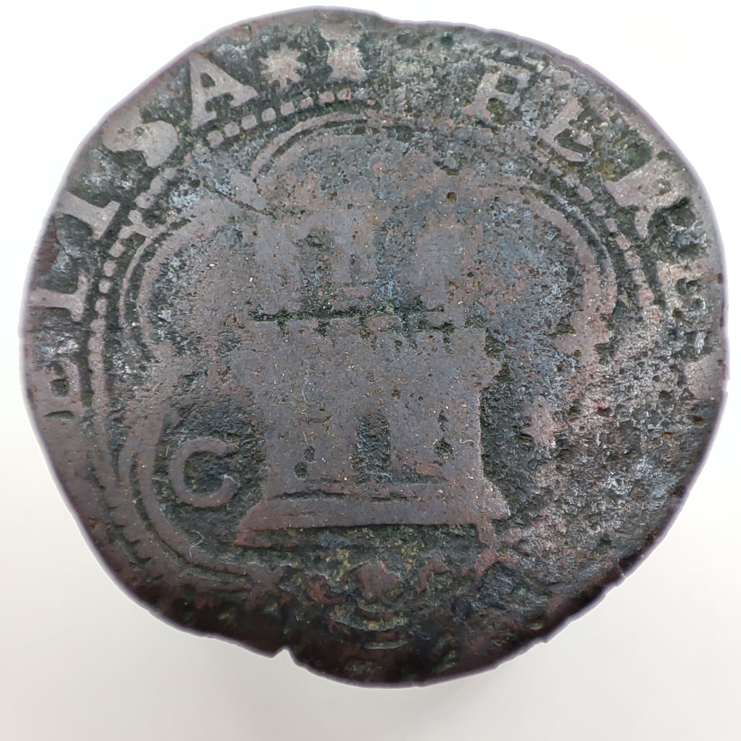 1552-1566CE Spain 4 Maravedis (Catholic Monarchs), Cuenca Mint