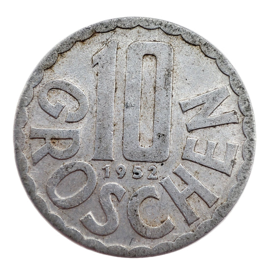 1952 Austria 10 Groschen
