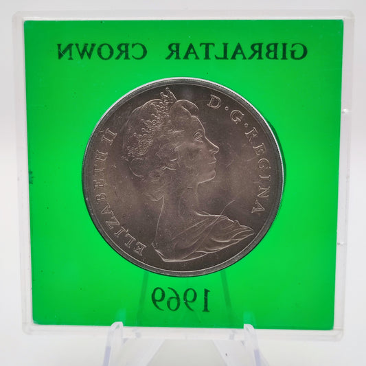 1969 Gibraltar Castle & Key Crown - UNC Cased