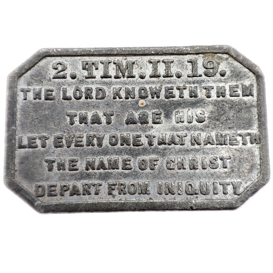1850 Scottish Communion Token - St Paul's Dundee