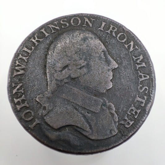1791 Conder Halfpenny - John Wilkinson, Warwickshire