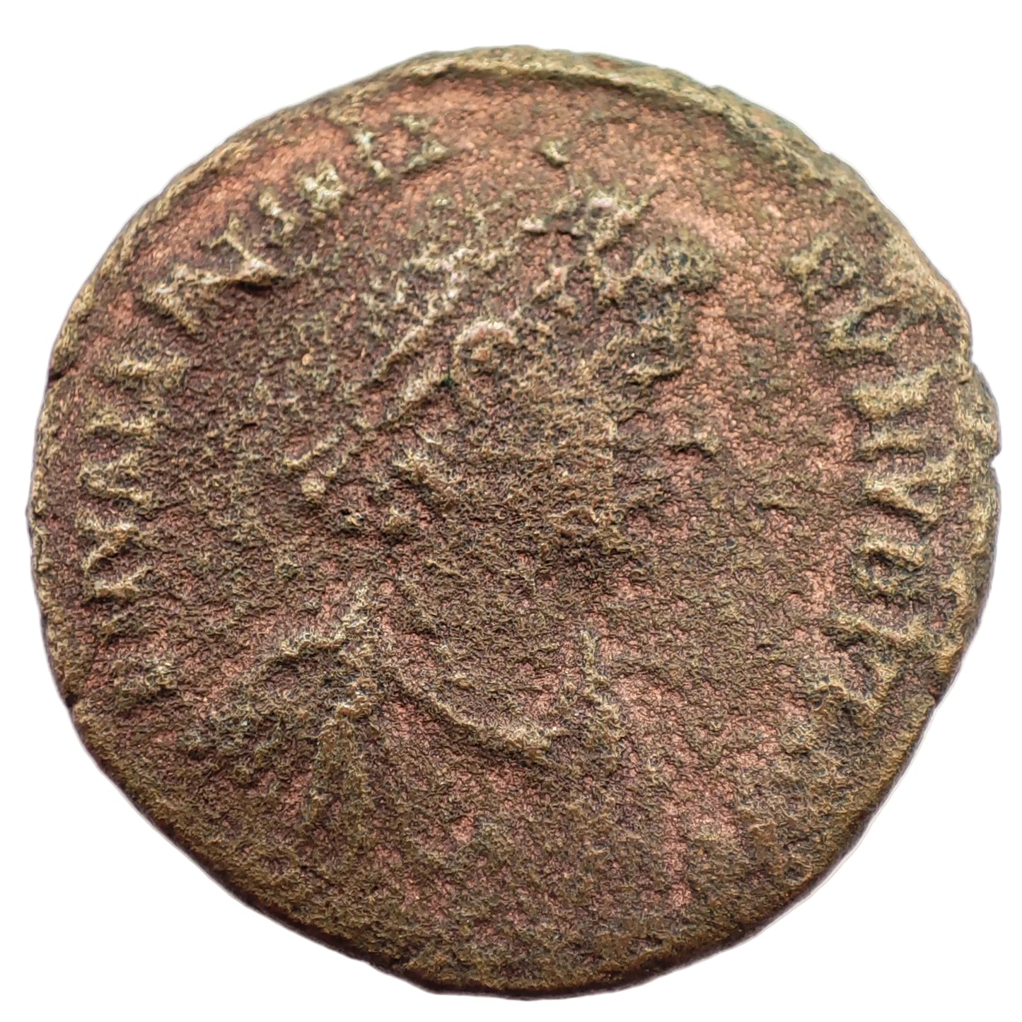 378-383CE Rome, Valentinian II Æ3, Antioch Mint