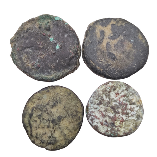 Unidentified Indian/Islamic Coin Lot, As Dug - Lot Q