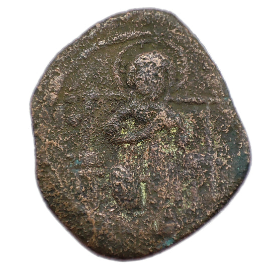 1042-1055CE Byzantine Follis, Anonymous Class D (Constantine IX)
