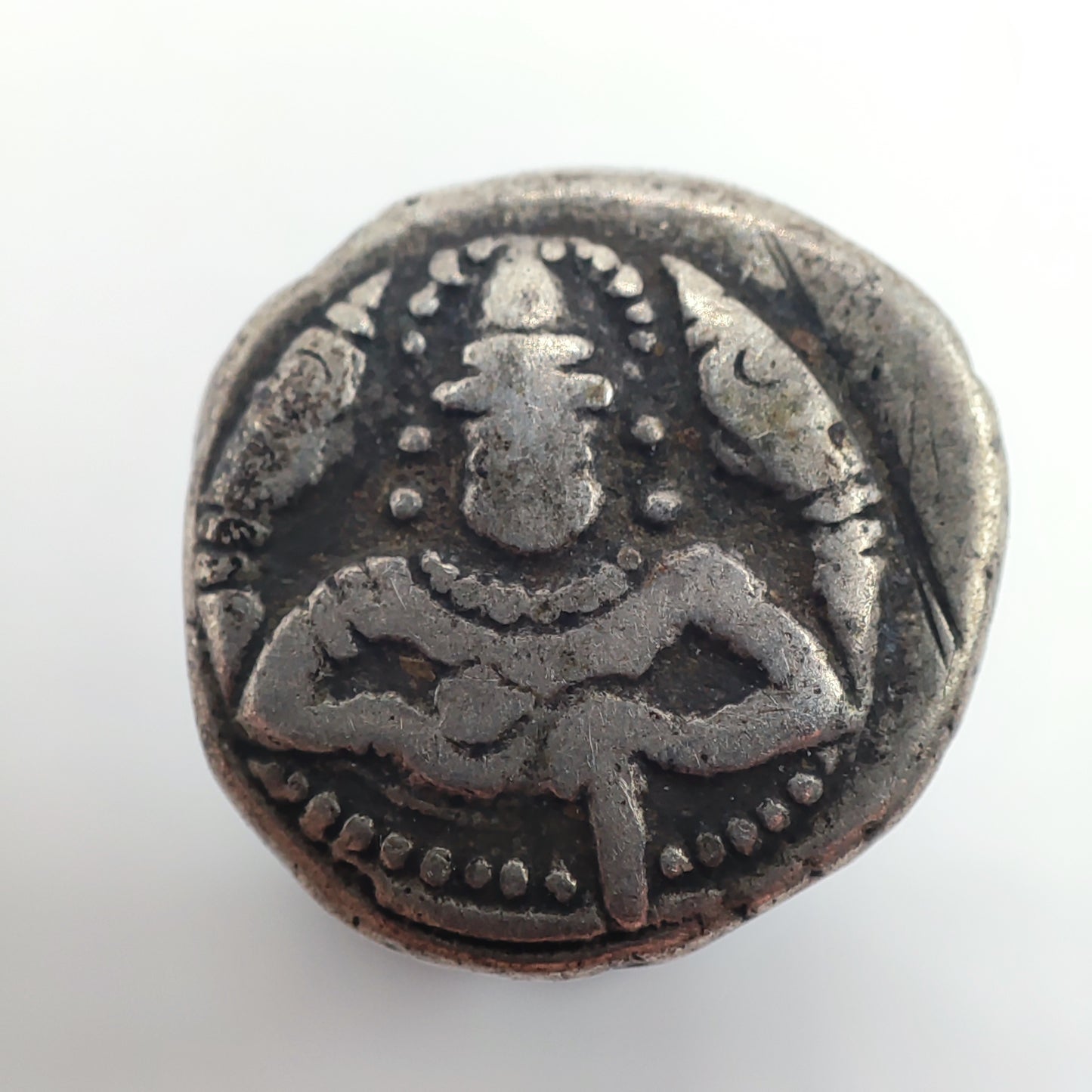 1856-1858 Kingdom of Cochin 2 Puttuns - Ravi Varma IV