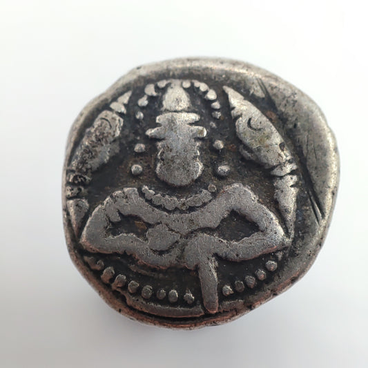 1856-1858 Kingdom of Cochin 2 Puttuns - Ravi Varma IV