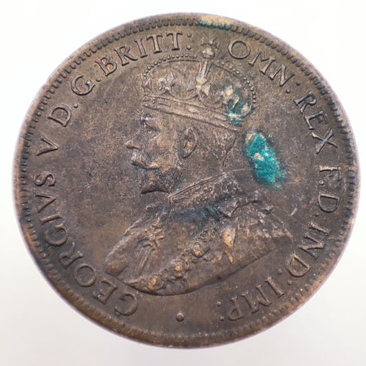 Commonwealth Of Australia 1920 1/2 Penny (Sydney mint)