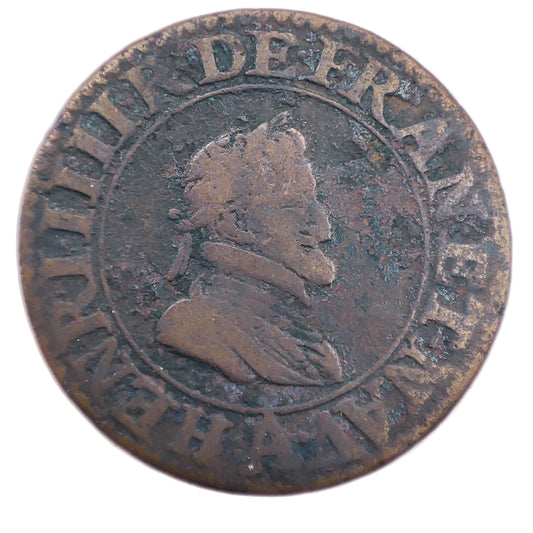 1603A Henri IV Double Tournois - Paris Mint (French text)
