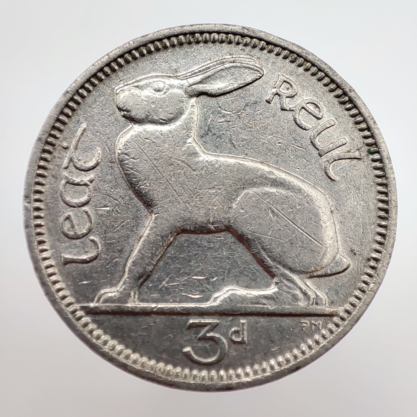 1939 Ireland Hare 1/2 Reul (3 Pingine)