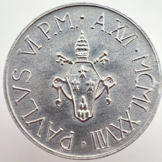 1978 Vatican 10 Lire - Paul VI (UNC)