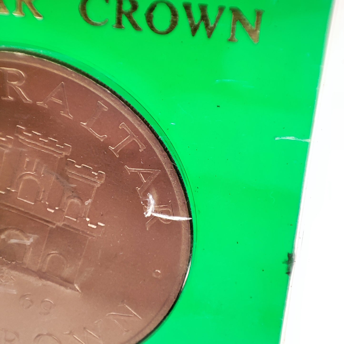 1969 Gibraltar Castle & Key Crown - UNC Cased