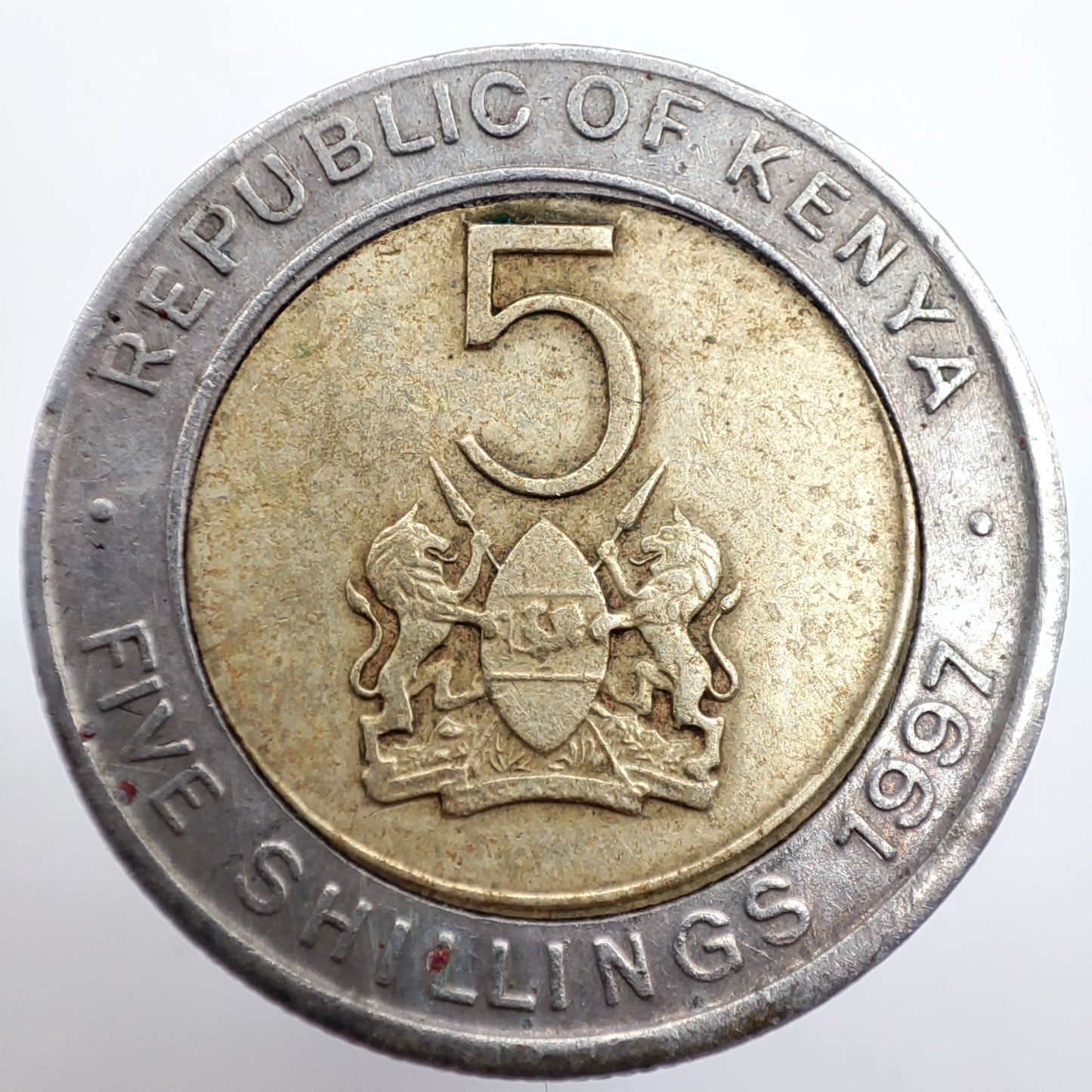 1997 Kenya 5 Shillings