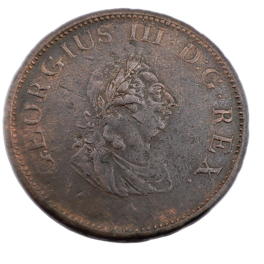 Hibernia (Ireland) 1805 Halfpenny