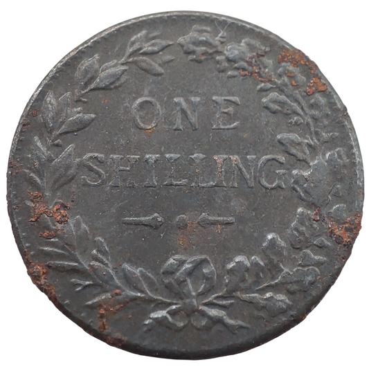 UK Vintage Spielgeld 1 Iron Shilling, Card Game Currency