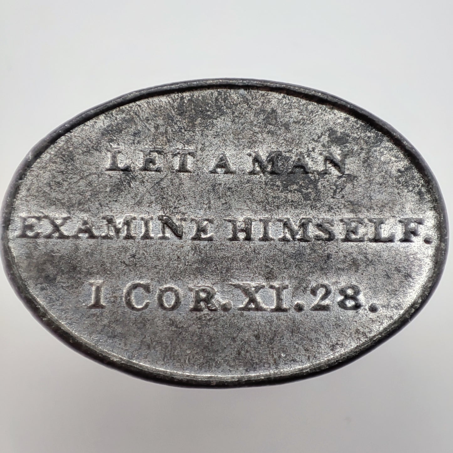 1843 Scottish Communion Token - Free Church of Scotland (Table 3)