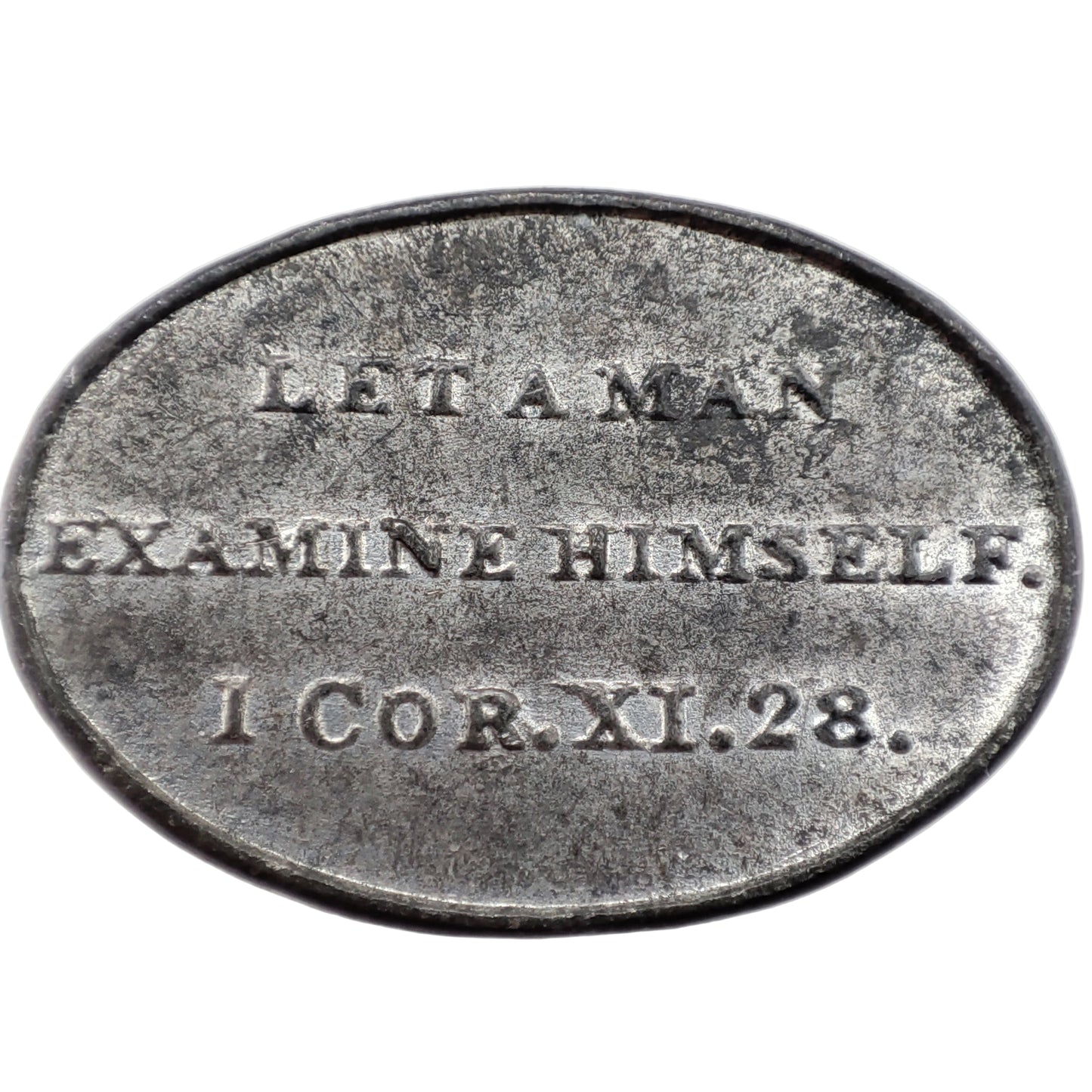 1843 Scottish Communion Token - Free Church of Scotland (Table 3)