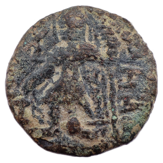 127-151CE Kushan Empire, Kanishka I Drachm, Nana