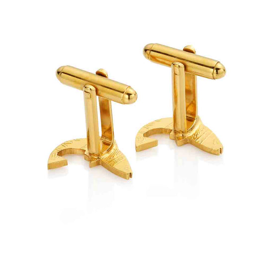 Irish Ten Pence Salmon - Cut Out Coin Cufflinks