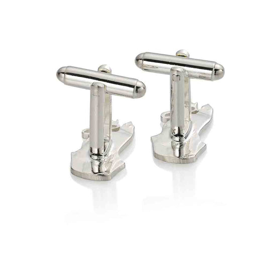 George VI Shilling - Cut Out Coin Cufflinks