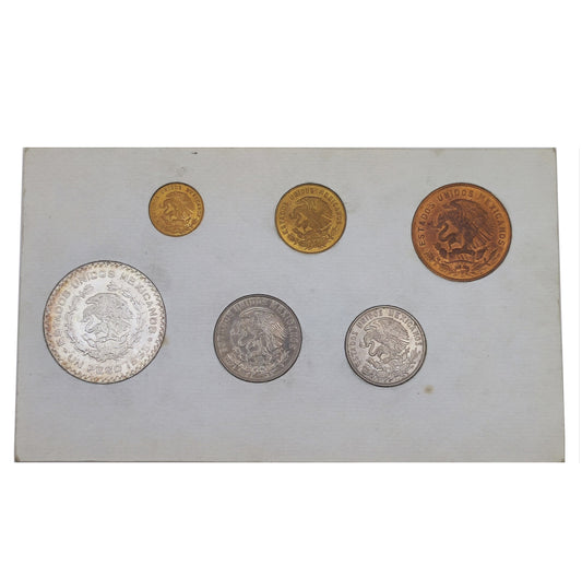 1963 Mexico Uncirculated Year Type Set