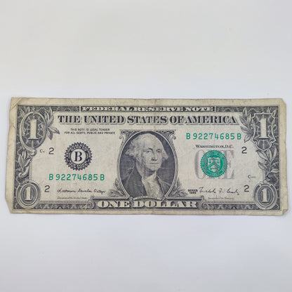 1988 USA 1 Dollar (Federal Reserve Note) KDO/NFB, Philadelphia