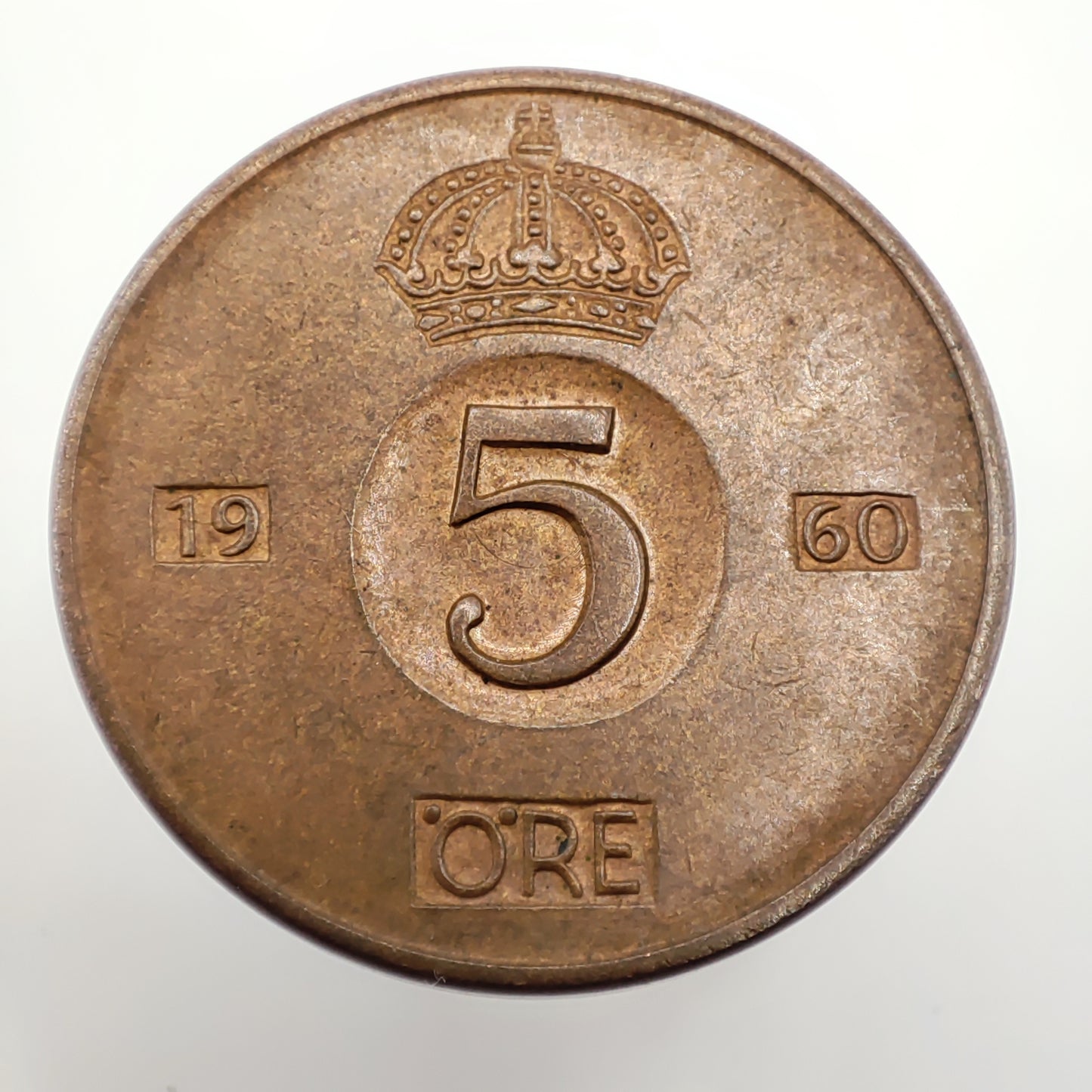 1960 Sweden 5 Öre - Gustaf VI Adolf