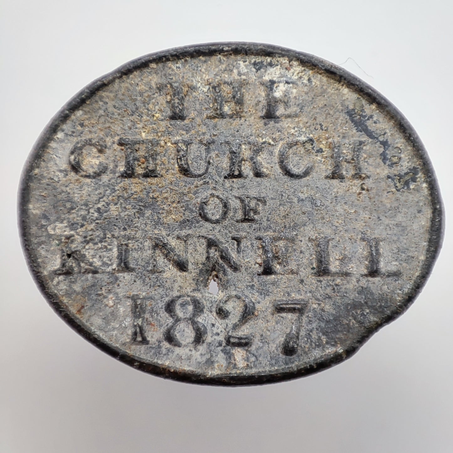 1827 Scottish Communion Token - Church of Kinnell