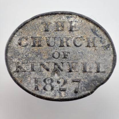 1827 Scottish Communion Token - Church of Kinnell